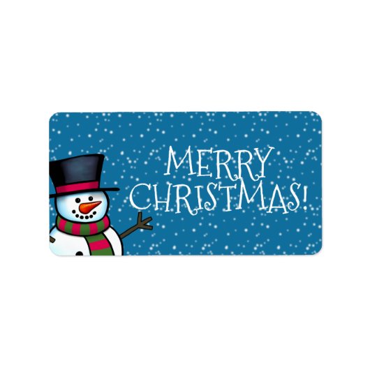 メリークリスマス ラベル (正面)