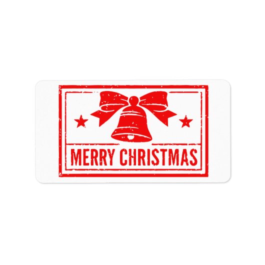 メリークリスマス ラベル (正面)
