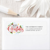 メリークリスマス ラベル (インサイチュ)