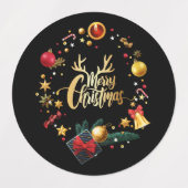 メリークリスマス. ラベル (デザイン2)