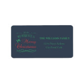 メリークリスマス ラベル (正面)