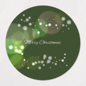 メリークリスマス ラベル (デザイン2)