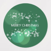 メリークリスマス ラベル (デザイン1)