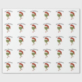 メリークリスマス!ランニングアーティチョーク ラッピングペーパー (フラット)