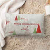 メリークリスマス ランバークッション (ブランケット)