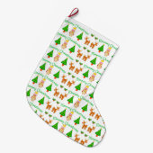 メリークリスマス ラージクリスマスストッキング (正面 (吊り時))