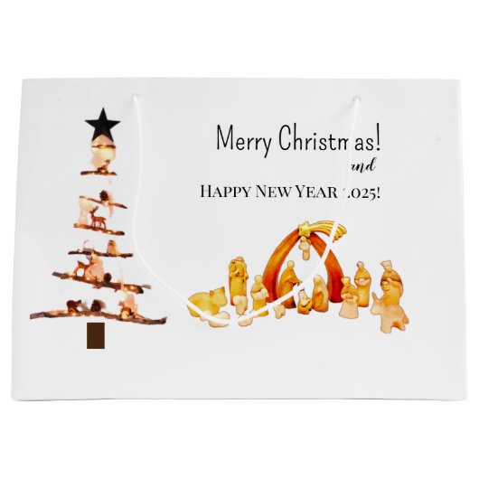 メリークリスマス！ ラージペーパーバッグ (正面)