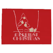 メリークリスマス ラージペーパーバッグ (裏面)