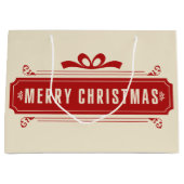 メリークリスマス ラージペーパーバッグ (正面)
