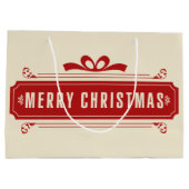 メリークリスマス ラージペーパーバッグ (裏面)