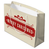 メリークリスマス ラージペーパーバッグ (裏面アングル)