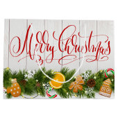 メリークリスマス ラージペーパーバッグ (裏面)