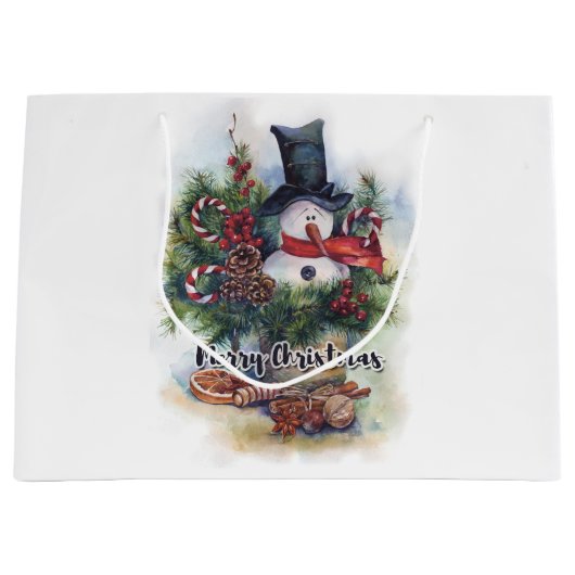 メリークリスマス ラージペーパーバッグ (正面)