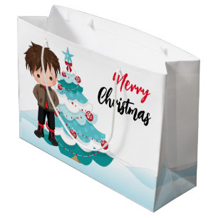 メリークリスマス ラージペーパーバッグ