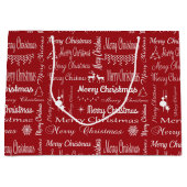 メリークリスマス ラージペーパーバッグ (正面)