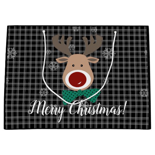 メリークリスマス！ ラージペーパーバッグ (正面)