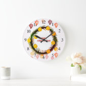 メリークリスマス ラージ壁時計 (ホーム)