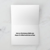 メリークリスマス「リトル・ワン」おもしろい カード (内部)