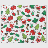 メリークリスマス・リトル・ワン ラッピングペーパー (フラット)