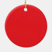 メリークリスマス リース 写真入り 個人名 ファミリー セラミックオーナメント (裏面)