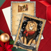 メリークリスマス レオン 地球に平和を 家族の写真 シーズンカード