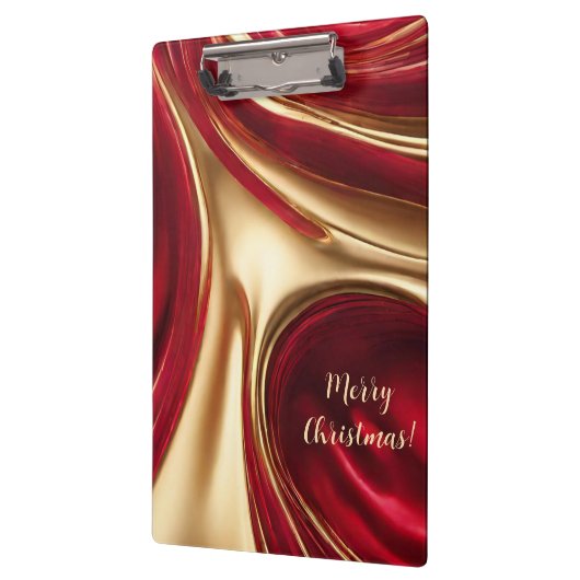 メリークリスマス・レッドと金ゴールド- クリップボード (左)