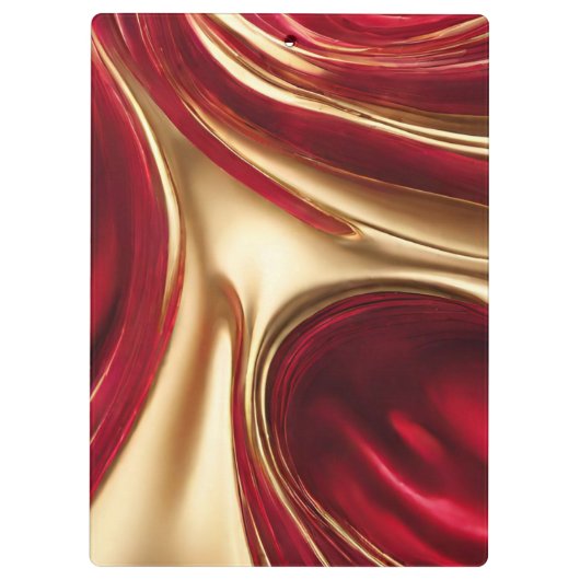 メリークリスマス・レッドと金ゴールド- クリップボード (裏面)