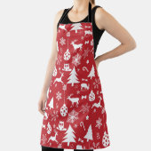 メリークリスマス:レッドヴィンテージコレクション エプロン (インサイチュ)