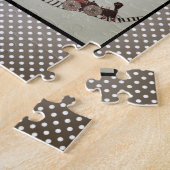 メリークリスマス、レトロ ジグソーパズル (側面)