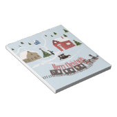 メリークリスマス、レトロ ノートパッド (アングル)