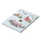 メリークリスマス、レトロ ノートパッド (回転)