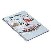 メリークリスマス、レトロ ノートブック (右側)