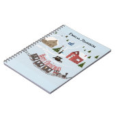 メリークリスマス、レトロ ノートブック (左側)