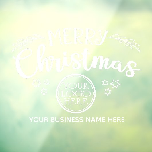 メリークリスマス ロゴと会社名を追加してください ウィンドウサイン (シート3)
