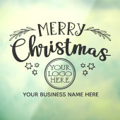 メリークリスマス ロゴと会社名を追加してください ウィンドウサイン (シート3)