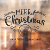 メリークリスマス ロゴと会社名を追加してください ウィンドウサイン (シート2)