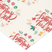 メリークリスマス ロングテーブルランナー (コーナー)