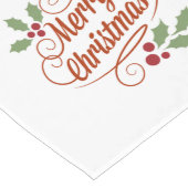 メリークリスマス ロングテーブルランナー (コーナー)