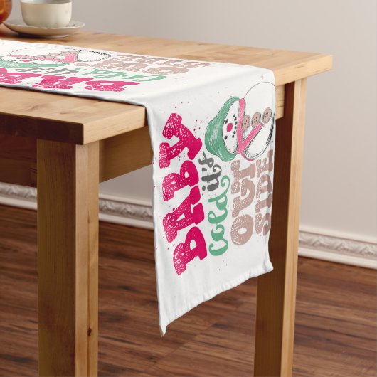 メリークリスマス ロングテーブルランナー (インサイチュ)