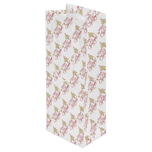 メリークリスマス ワインギフトバッグ (裏面アングル)