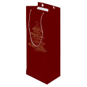 メリークリスマス ワインギフトバッグ (裏面アングル)