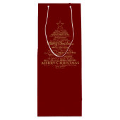 メリークリスマス ワインギフトバッグ (裏面)