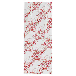 メリークリスマス ワインギフトバッグ