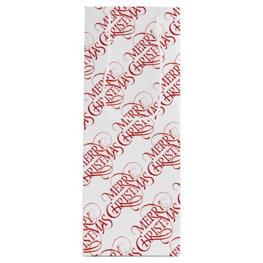 メリークリスマス ワインギフトバッグ (正面)