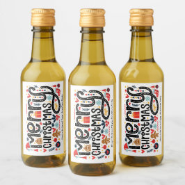 メリークリスマス ワインラベル