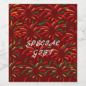 メリークリスマス ワインラベル (シングルラベル)