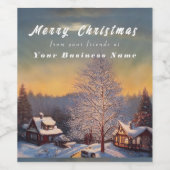 メリークリスマス ワインラベル (シングルラベル)