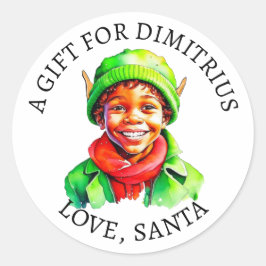 メリークリスマス |ヴィンテージの小妖精や小人の開始日時 ラウンドシール