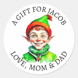 メリークリスマス |ヴィンテージの小妖精や小人の開始日時 ラウンドシール