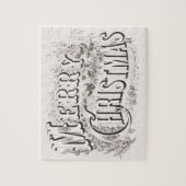 メリークリスマス、ヴィンテージカリアー&イヴ(reprod) ジグソーパズル (縦)